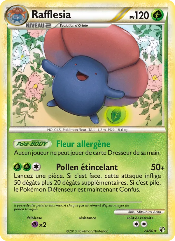 Carte Rafflesia de l'extension Indomptable, numéro 24/90