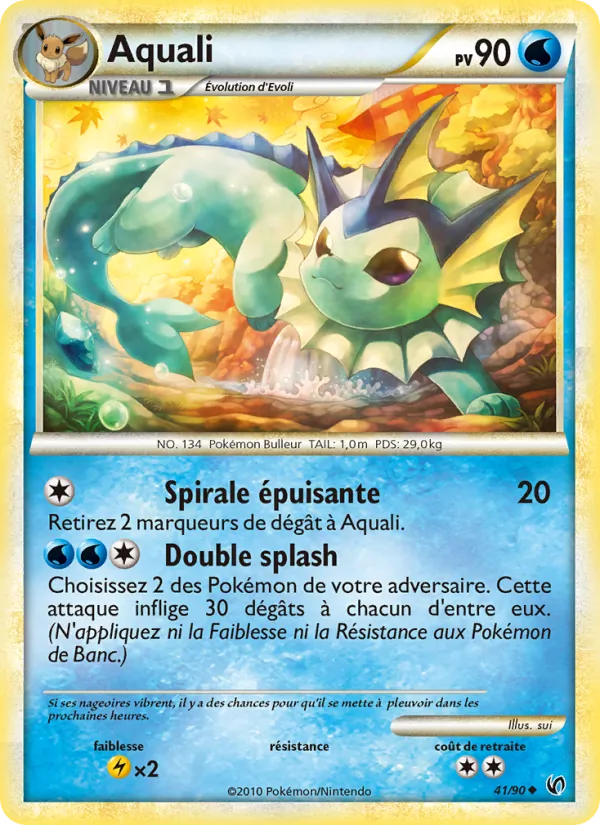 Carte Aquali de l'extension Indomptable, numéro 41/90