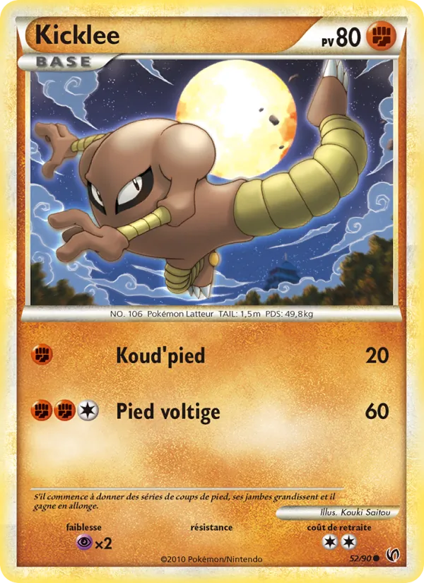 Carte Kicklee de l'extension Indomptable, numéro 52/90