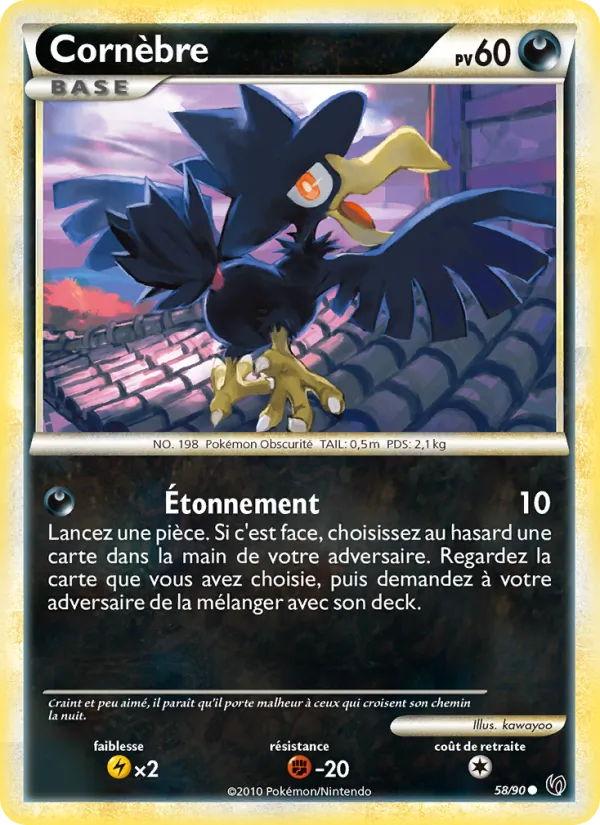 Carte Cornèbre de l'extension Indomptable, numéro 58/90