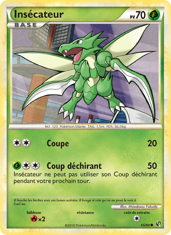 Carte Insecateur de l'extension Indomptable, numéro 65/90