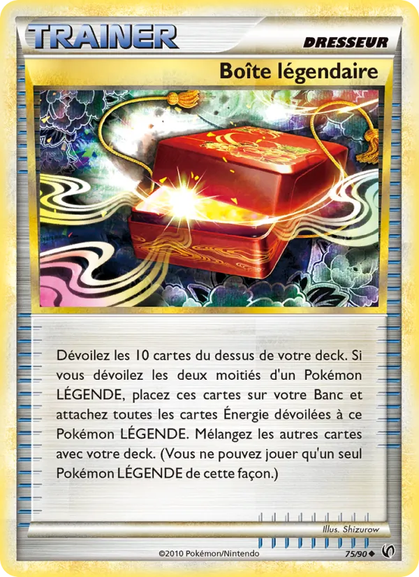 Carte Boîte légendaire de l'extension Indomptable, numéro 75/90