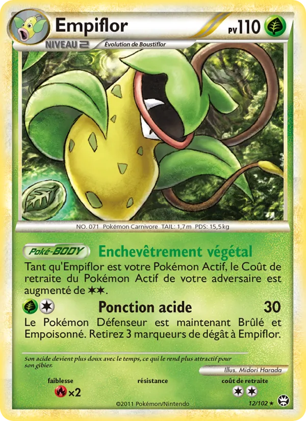 Carte Empiflor de l'extension Triomphant, numéro 12/102