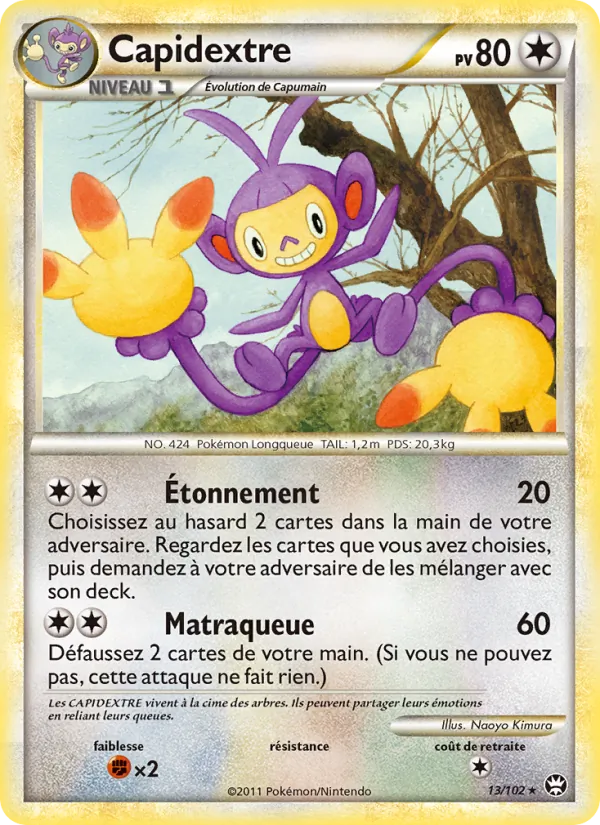 Carte Capidextre de l'extension Triomphant, numéro 13/102