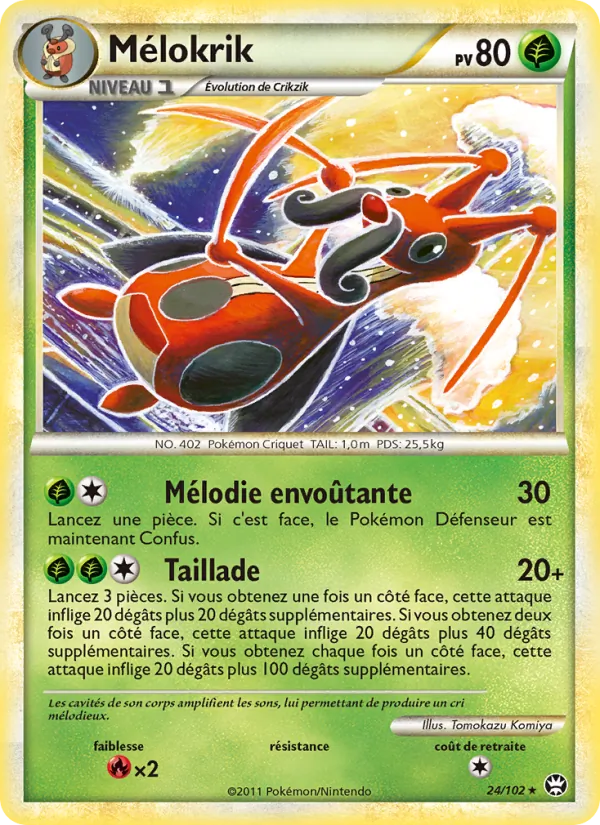 Carte Mélokrik de l'extension Triomphant, numéro 24/102