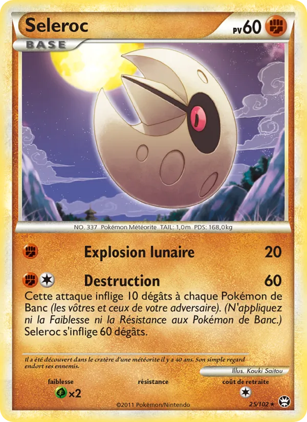 Carte Séléroc de l'extension Triomphant, numéro 25/102