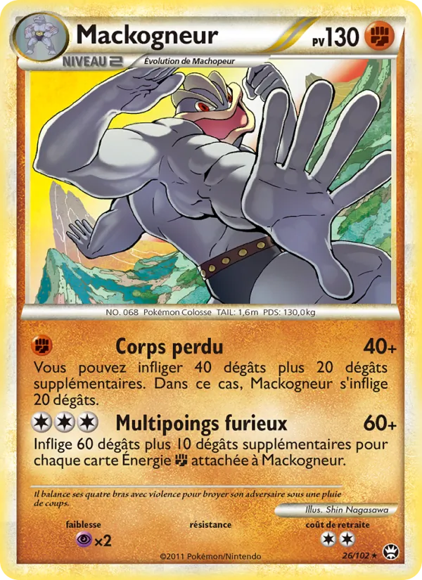 Carte Mackogneur de l'extension Triomphant, numéro 26/102