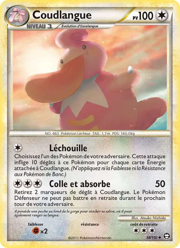 Carte Coudlangue de l'extension Triomphant, numéro 38/102