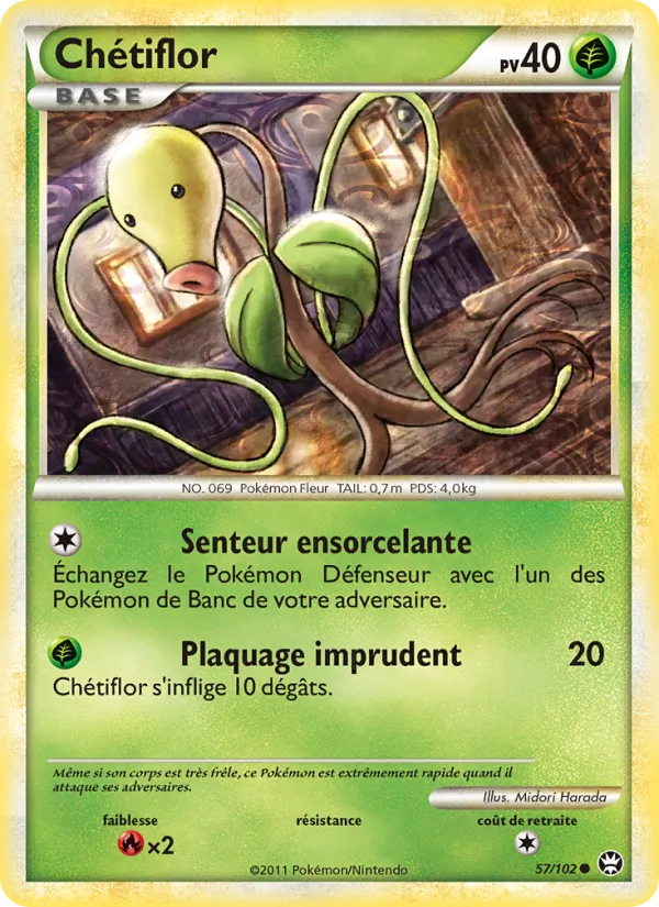 Carte Chétiflor de l'extension Triomphant, numéro 57/102