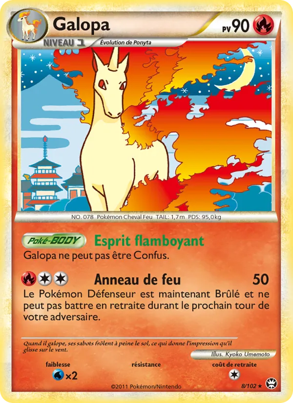 Carte Galopa de l'extension Triomphant, numéro 8/102