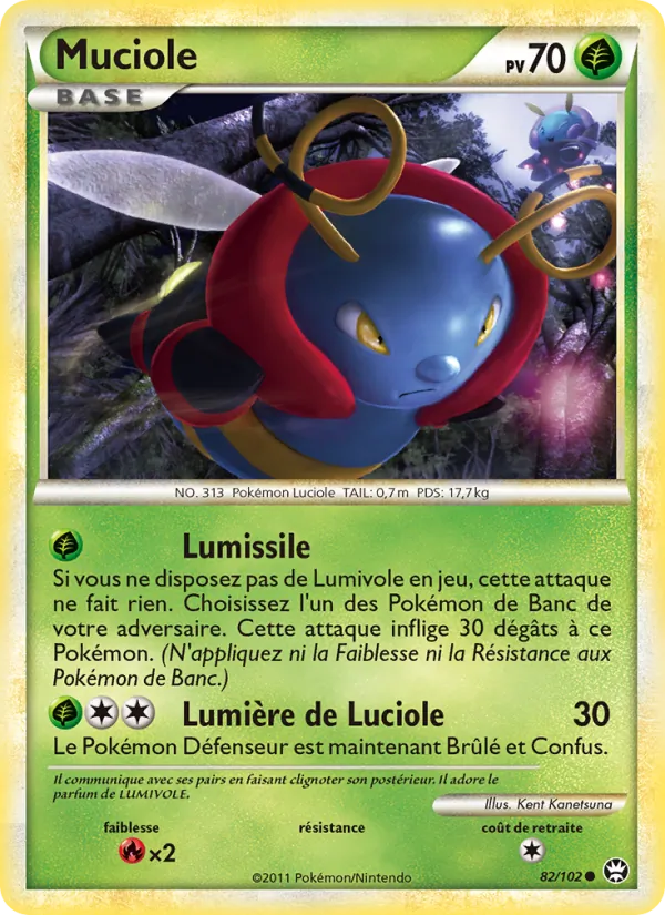 Carte Muciole de l'extension Triomphant, numéro 82/102