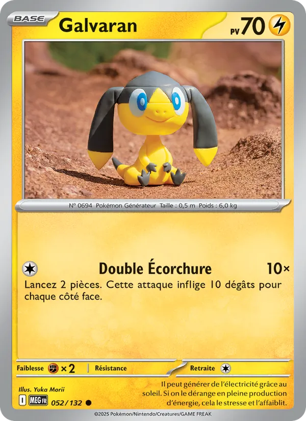 Carte Galvaran de l'extension Méga-Évolution, numéro 052/132