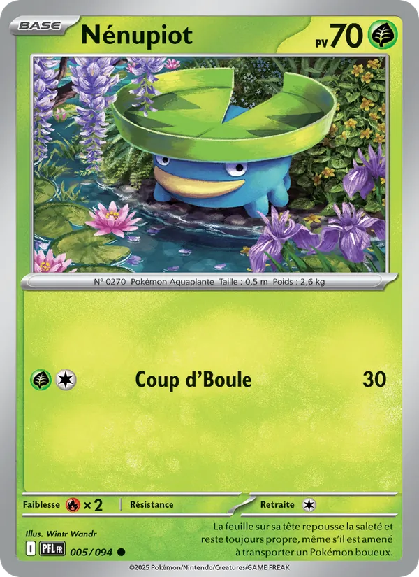 Carte Nénupiot de l'extension Flammes Fantasmagoriques, numéro 005/94