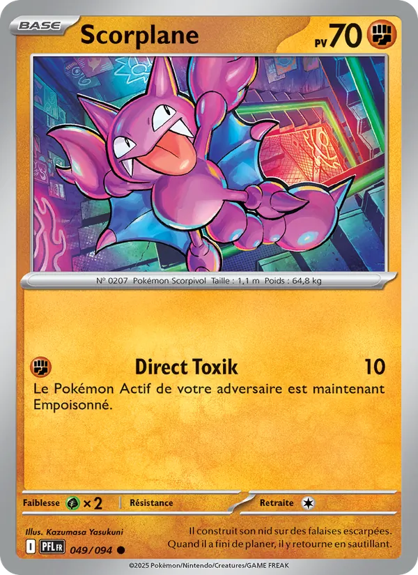 Carte Scorplane de l'extension Flammes Fantasmagoriques, numéro 049/94