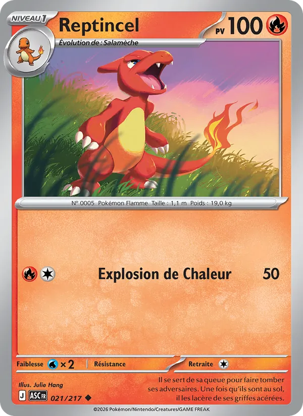Carte Reptincel de l'extension Héros Transcendants, numéro 021/217