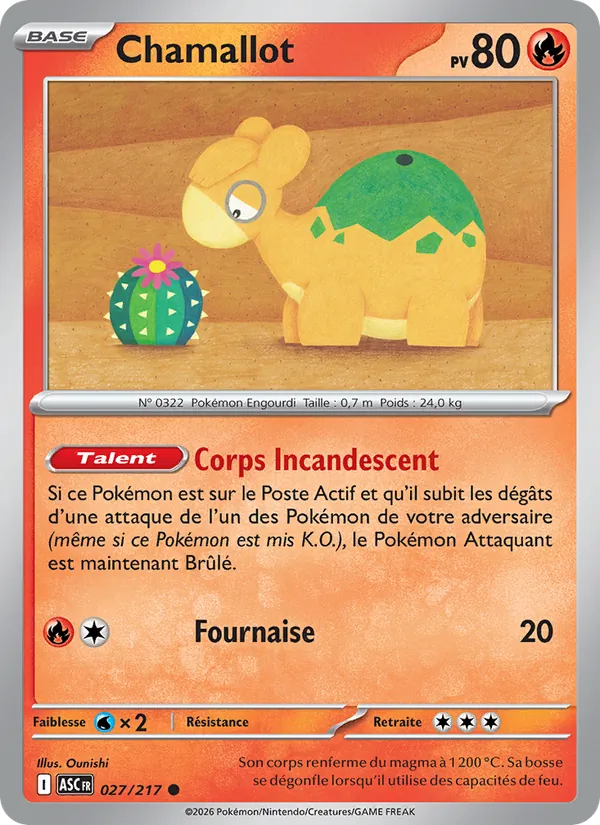 Carte Chamallot de l'extension Héros Transcendants, numéro 027/217