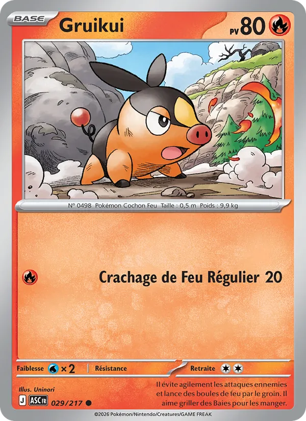 Carte Gruikui de l'extension Héros Transcendants, numéro 029/217