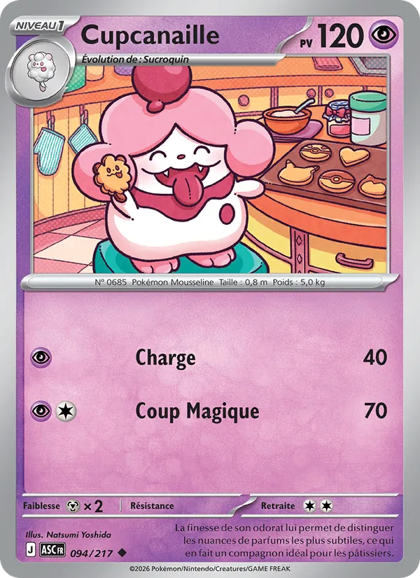 Carte Cupcanaille de l'extension Héros Transcendants, numéro 094/217