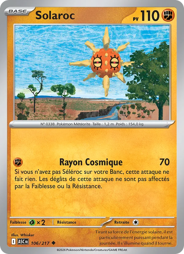 Carte Solaroc de l'extension Héros Transcendants, numéro 106/217