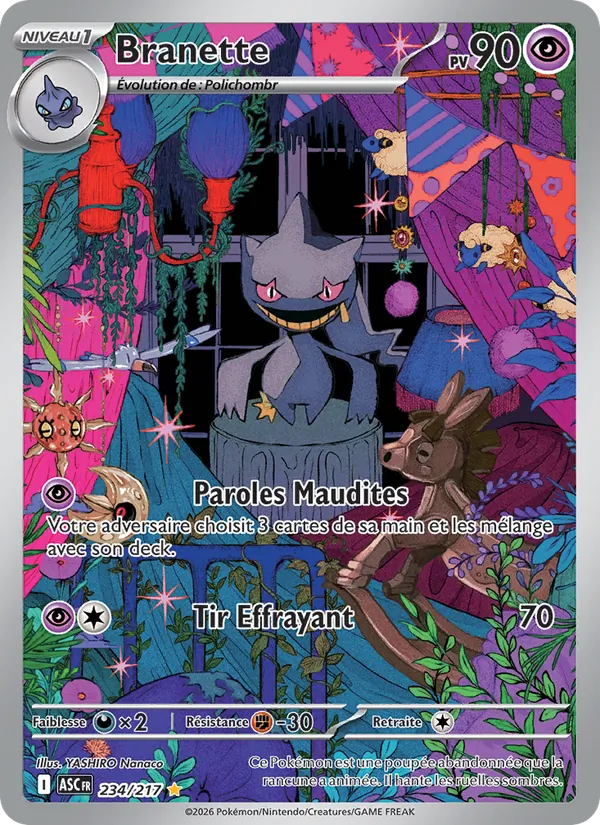Carte Branette de l'extension Héros Transcendants, numéro 234/217