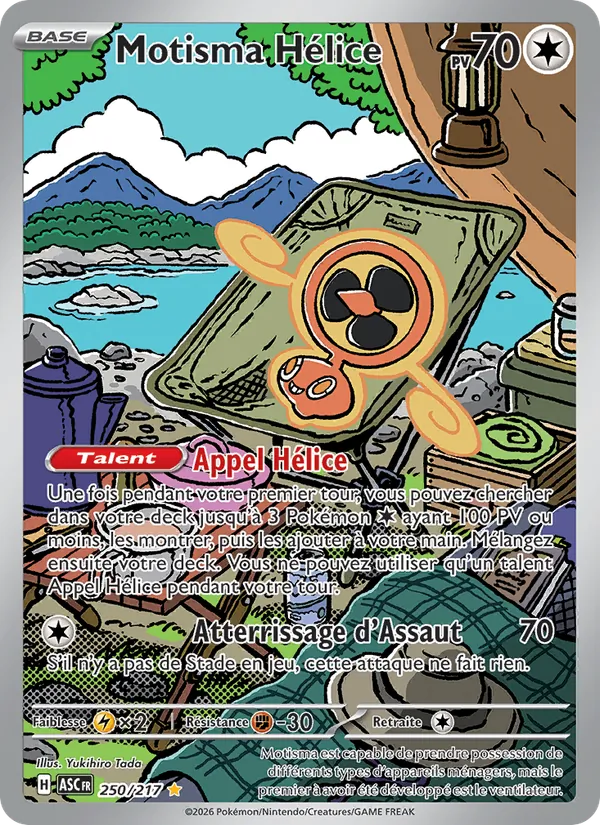 Kaart Fan Rotom uit Ascended Heroes, nummer 250/217