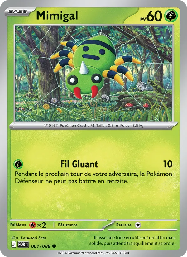 Carte Mimigal de l'extension Équilibre Parfait, numéro 001/88