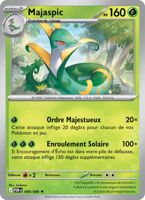 Carte Majaspic de l'extension Équilibre Parfait, numéro 006/88