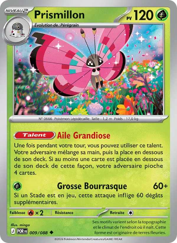 Carte Prismillon de l'extension Équilibre Parfait, numéro 009/88