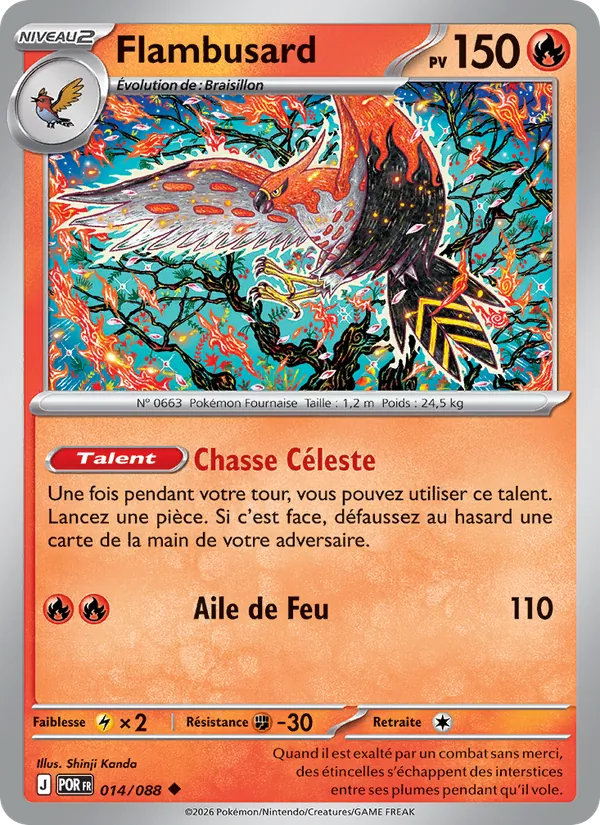 Carte Flambusard de l'extension Équilibre Parfait, numéro 014/88