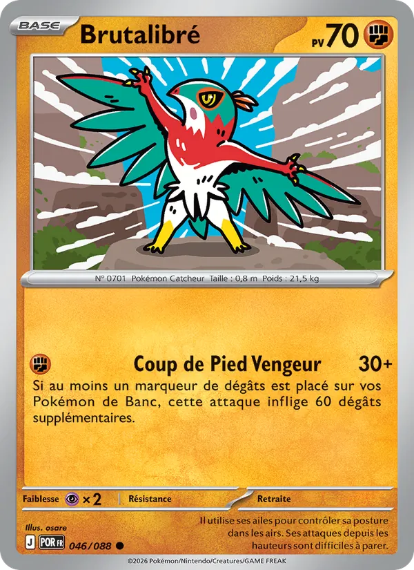 Carte Brutalibré de l'extension Équilibre Parfait, numéro 046/88