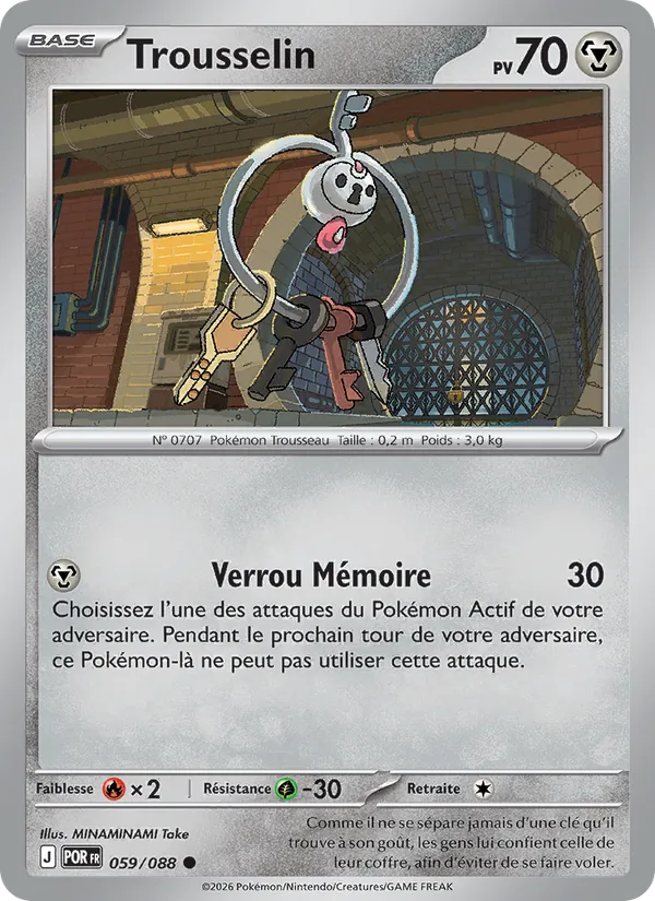 Carte Trousselin de l'extension Équilibre Parfait, numéro 059/88