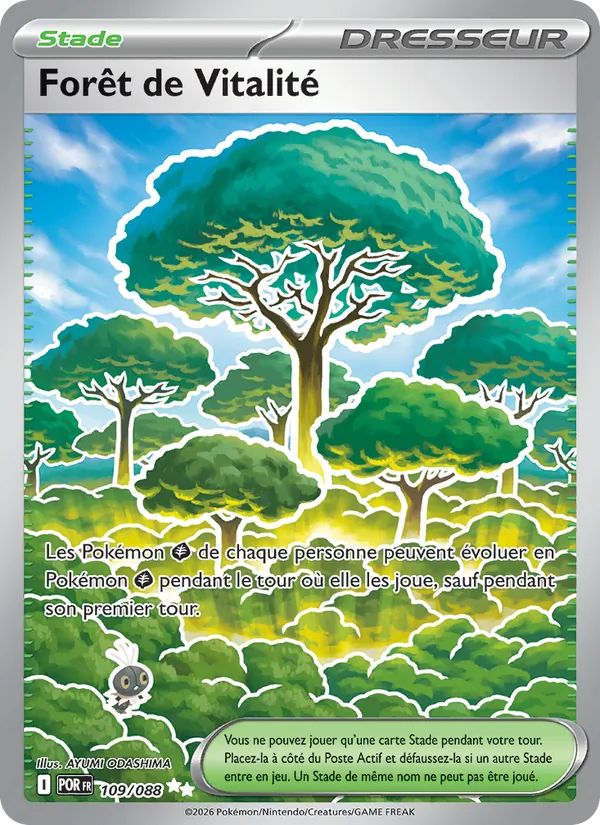 Carte Forêt de Vitalité de l'extension Équilibre Parfait, numéro 109/88