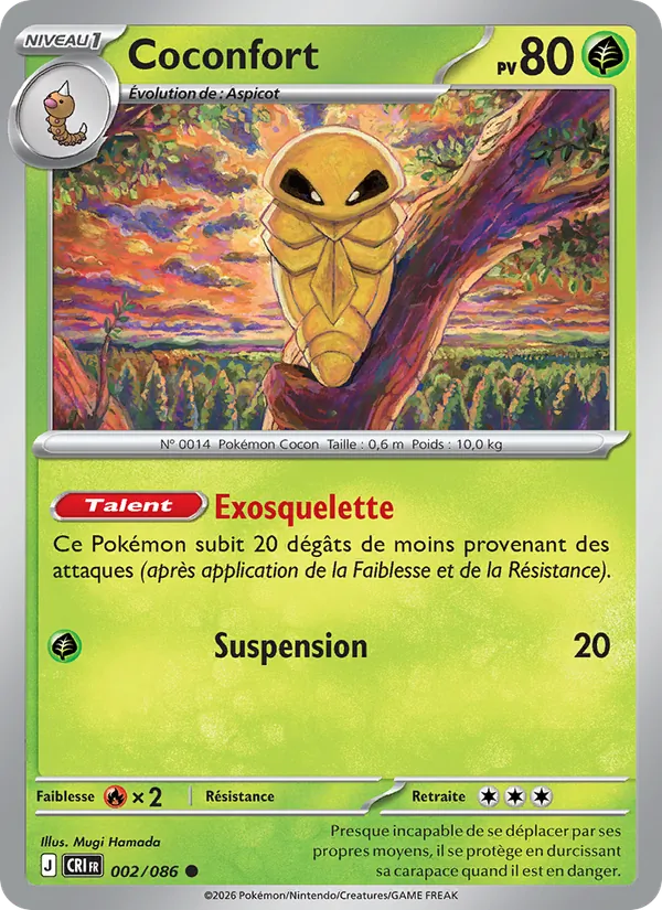Carte Coconfort de l'extension Chaos Ascendant, numéro 002/86