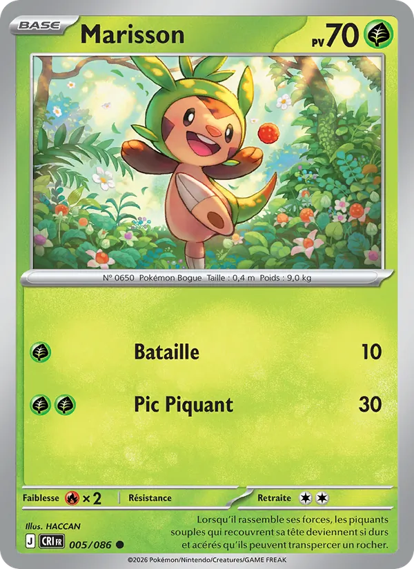 Carte Marisson de l'extension Chaos Ascendant, numéro 005/86