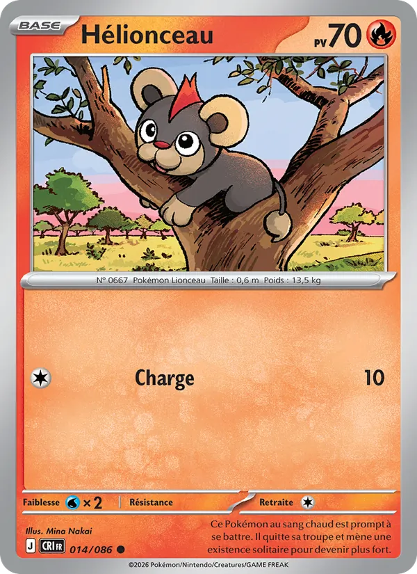 Carte Hélionceau de l'extension Chaos Ascendant, numéro 014/86