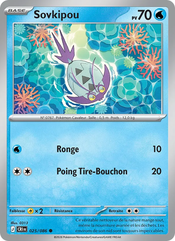 Carte Sovkipou de l'extension Chaos Ascendant, numéro 025/86