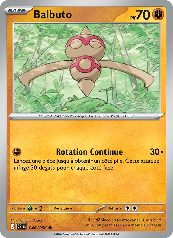 Carte Balbuto de l'extension Chaos Ascendant, numéro 046/86