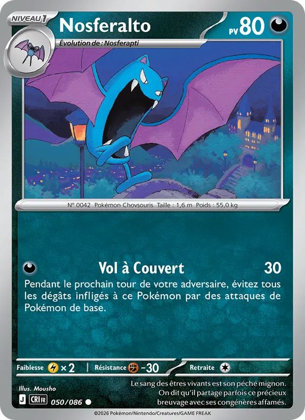 Carte Nosferalto de l'extension Chaos Ascendant, numéro 050/86