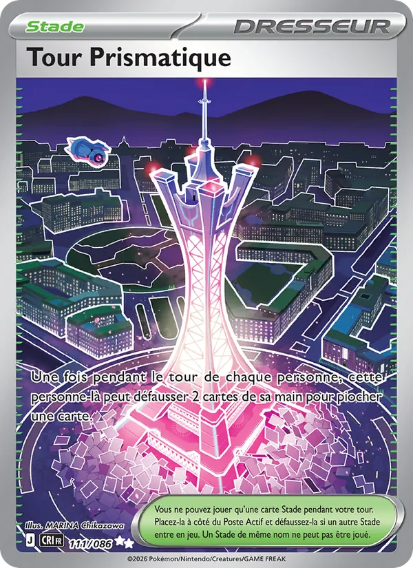 Carte Tour Prismatique de l'extension Chaos Ascendant, numéro 111/86