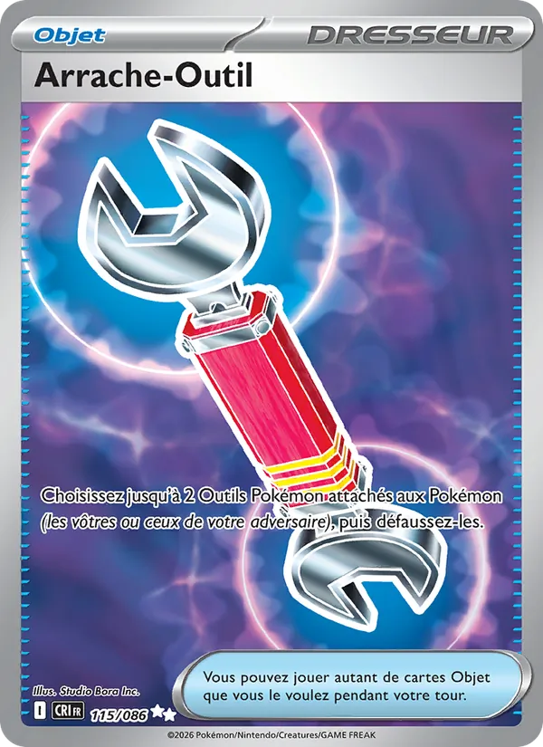 Carte Arrache-Outil de l'extension Chaos Ascendant, numéro 115/86