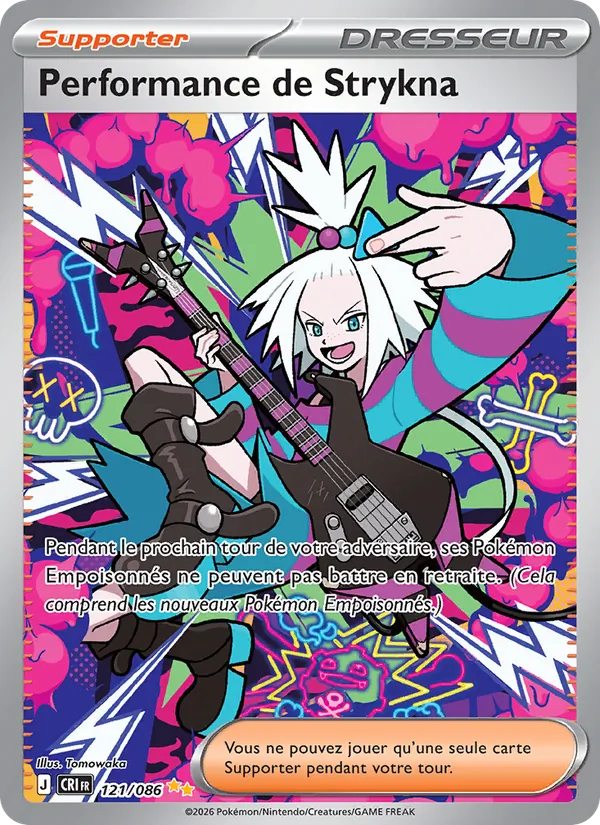 Carte Performance de Strykna de l'extension Chaos Ascendant, numéro 121/86