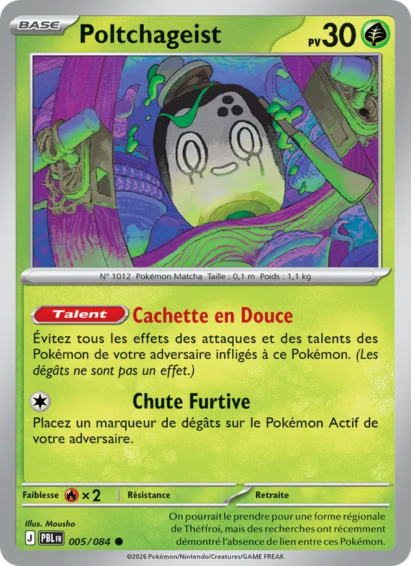 Carte Poltchageist de l'extension Nuit Noire, numéro 005/84