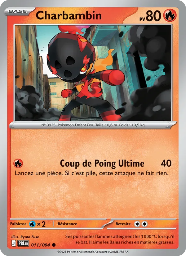 Carte Charbambin de l'extension Nuit Noire, numéro 011/84