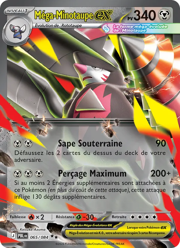 Carte Méga-Minotaupe-ex de l'extension Nuit Noire, numéro 065/84