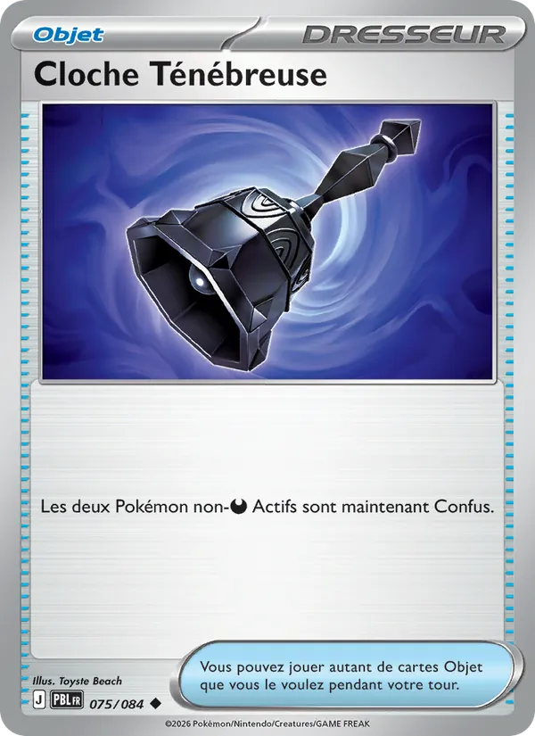 Carte Cloche Ténébreuse de l'extension Nuit Noire, numéro 075/84