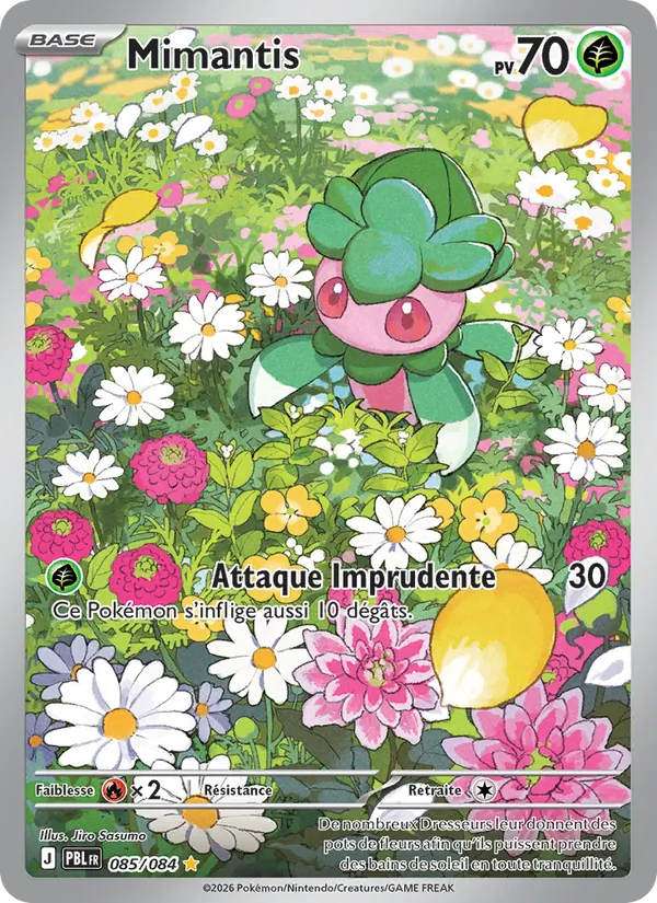 Carte Mimantis de l'extension Nuit Noire, numéro 085/84