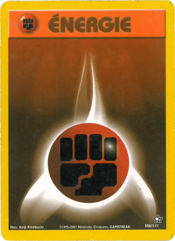 Carte Énergie Combat de l'extension Neo Genesis, numéro 106/111