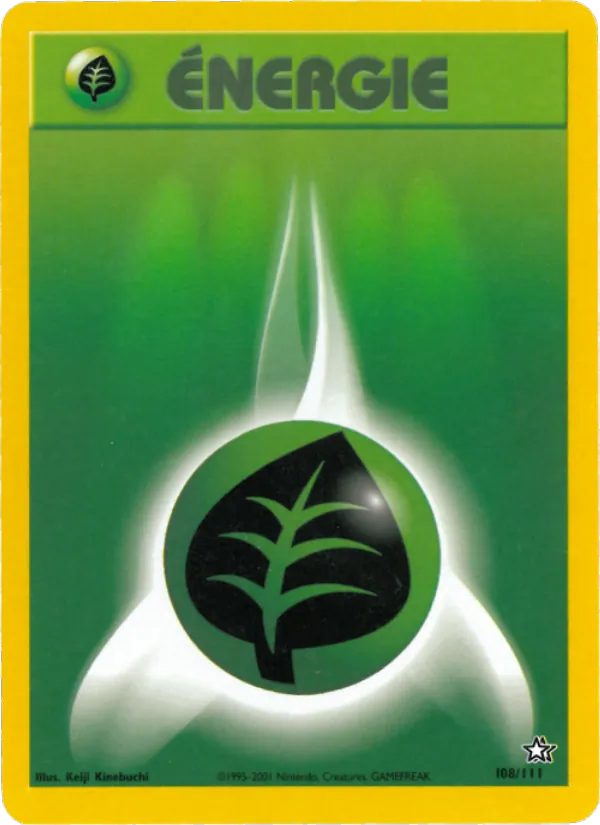 Carte Énergie Plante de l'extension Neo Genesis, numéro 108/111