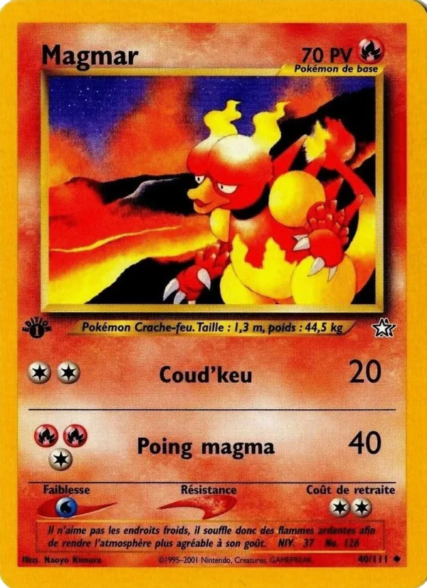 Carte Magmar de l'extension Neo Genesis, numéro 40/111