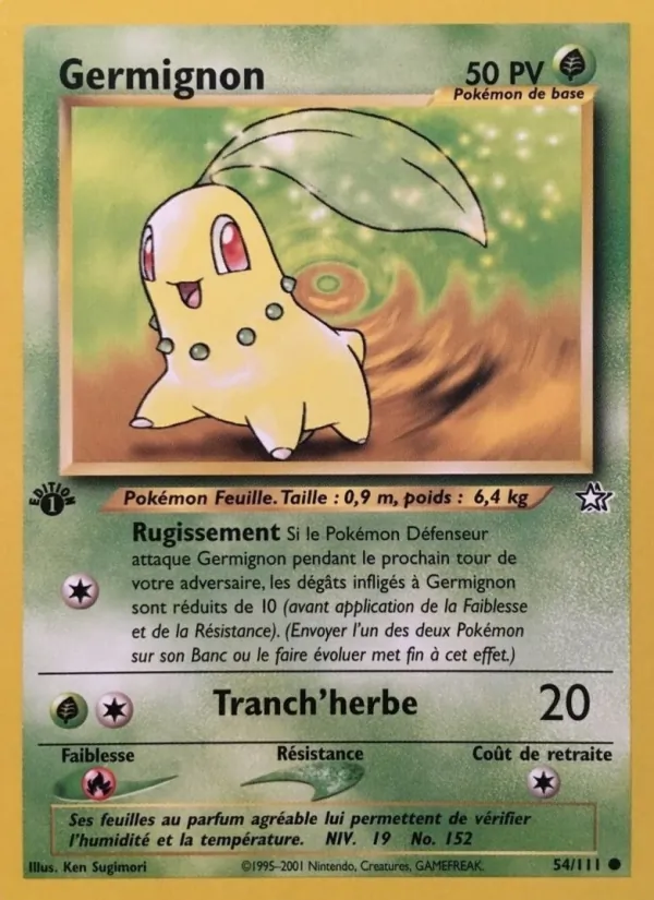 Carte Germignon de l'extension Neo Genesis, numéro 54/111